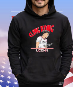 Uconn Huskies Donovan Clingan Cling Kong signature T-shirt