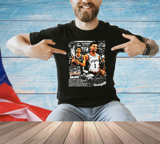 Victor Wembanyama San Antonio Spurs basketball graphic poster shirt