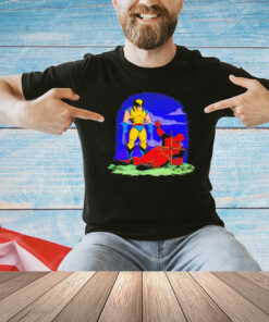 Wolverine and Deadpool mutant butt shirt