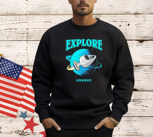 Alien Explore Uranus T-shirt