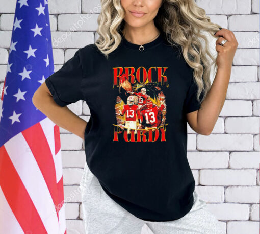 Big Cock Brock Purdy retro T-shirt