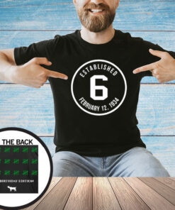 Bill Russell Established 6 February 12 1934 90th Birthday Edition T-Shirt