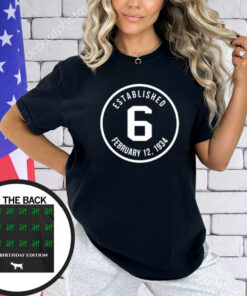 Bill Russell Established 6 February 12 1934 90th Birthday Edition T-Shirt