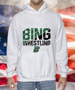 Binghamton Bearcats Slash Wrestling Hoodie Shirt