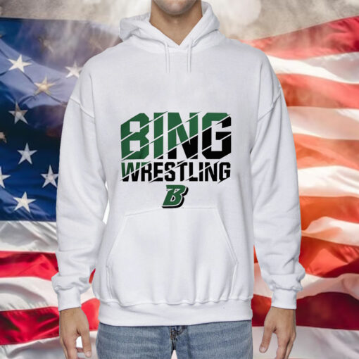 Binghamton Bearcats Slash Wrestling Hoodie Shirt