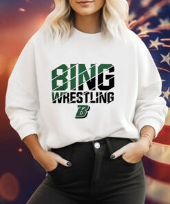 Binghamton Bearcats Slash Wrestling Hoodie Shirt