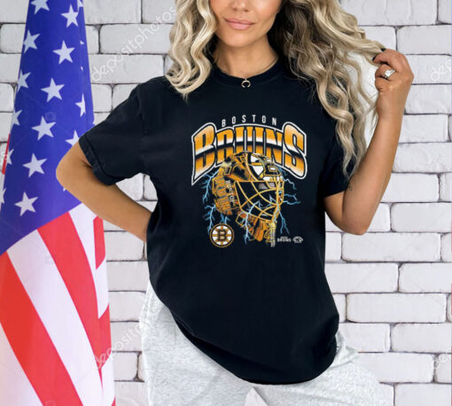 Boston Bruins 2024 Crease Lightning T-Shirt