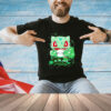 Bulbasaur Ivysaur and Venusaur grass evolution painting T-Shirt
