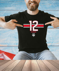 Cam Spencer 12 UConn Huskies basketball T-shirt