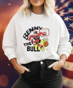 Chicago Bulls Benny the bull cartoon Tee Shirt
