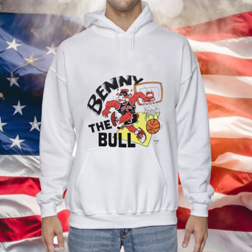 Chicago Bulls Benny the bull cartoon Tee Shirt