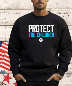 Conservativeant wearing protect the children T-Shirt