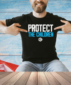 Conservativeant wearing protect the children T-Shirt