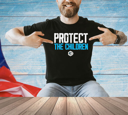 Conservativeant wearing protect the children T-Shirt