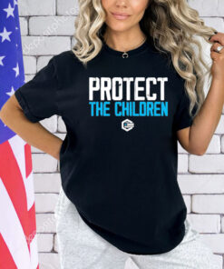 Conservativeant wearing protect the children T-Shirt