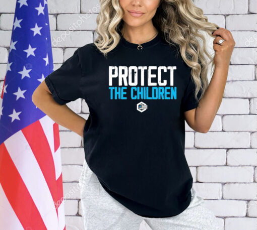 Conservativeant wearing protect the children T-Shirt