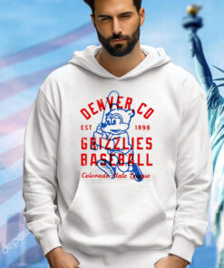 Denver Grizzlies baseball Colorado State League T-shirt