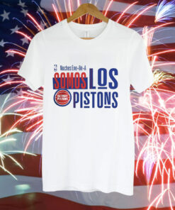 Detroit Pistons 2024 Noches Ene-Be-A Training Somos Los Pistons Tee Shirt