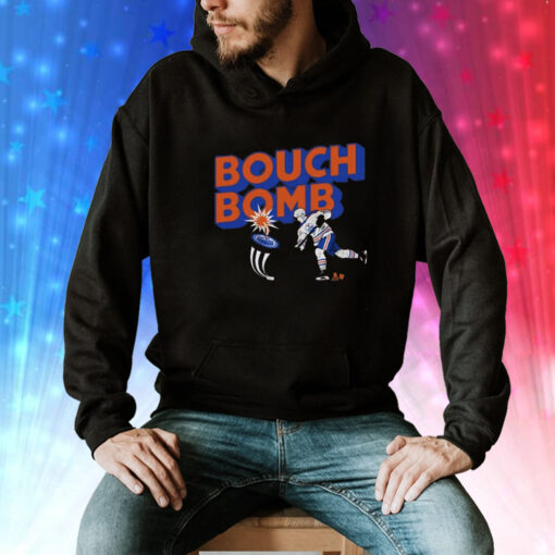 Evan Bouchard Edmonton Oilers Bouch Bomb Tee Shirt