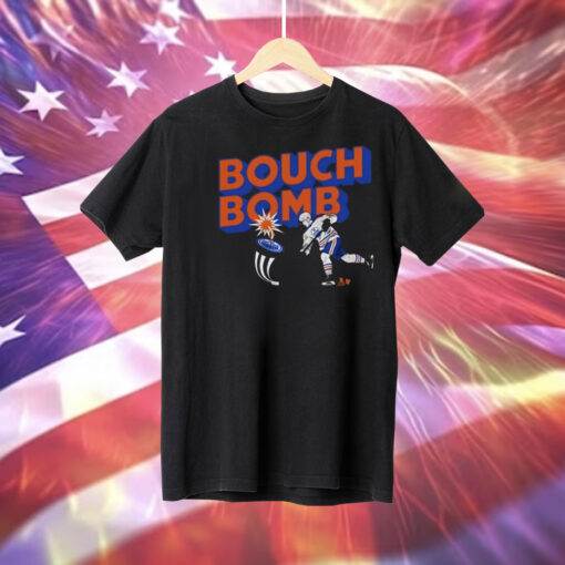 Evan Bouchard Edmonton Oilers Bouch Bomb Tee Shirt