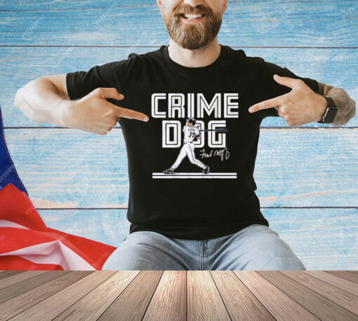 Fred Mcgriff Crime Dog Toronto signature T-Shirt