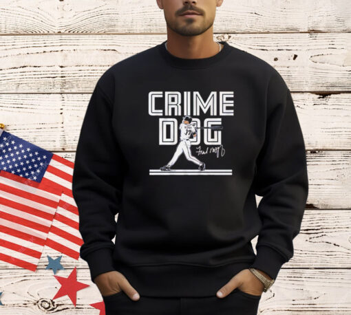 Fred Mcgriff Crime Dog Toronto signature T-Shirt