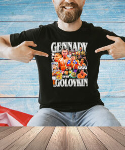 Gennady Golovkin Kazakhstani professional boxer retro T-shirt
