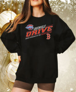 Greenville Drive Diagonal Affiliiate Boston Baseball Tee Shirt