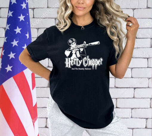 Herry Chopper and The Deathly Hallows Tee Shirt