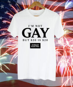 I’m not gay but $20 is $20 i made $20 at the dorian electra concert Tee Shirt