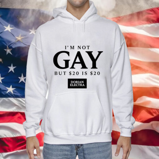 I’m not gay but $20 is $20 i made $20 at the dorian electra concert Tee Shirt