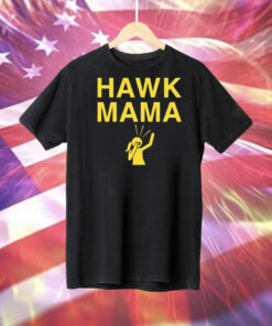 Iowa Hawk Mama Tee Shirt