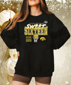 Iowa Hawkeyes 2024 Ncaa Women’s Basketball Tournament March Madness Sweet 16 Fast Break Tee Shirt