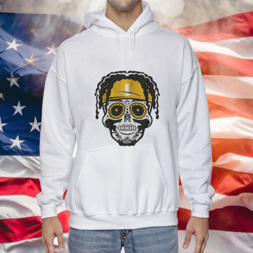 Justin Fields Pittsburgh Sugar Skull Tee Shirt