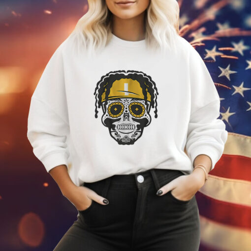 Justin Fields Pittsburgh Sugar Skull Tee Shirt