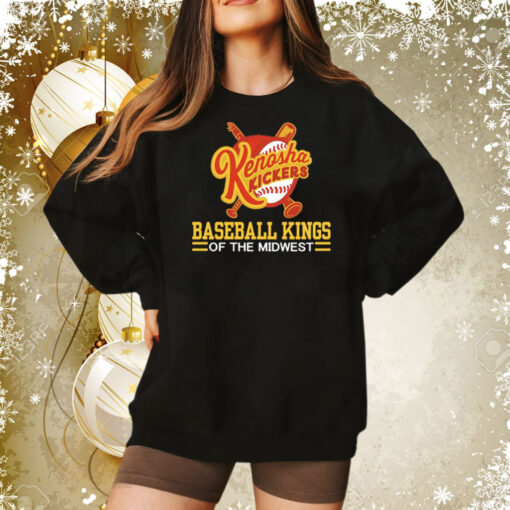 Kenosha Kickers slogan baseball kings of the midwest Tee Shirt