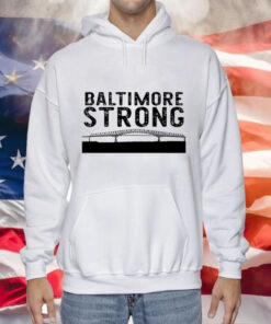 Key Bridge Stay Strong Baltimore Tee Shirt