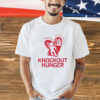 Knockout hunger thank you knoqueando el hambre T-shirt