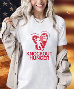 Knockout hunger thank you knoqueando el hambre T-shirt