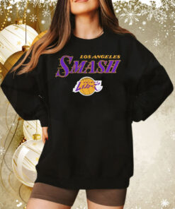 Los Angeles Lakers NBA My Hero Academia All Might Smash Tee Shirt