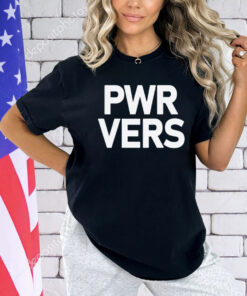 Mac Kahey wearing pwr vers T-Shirt