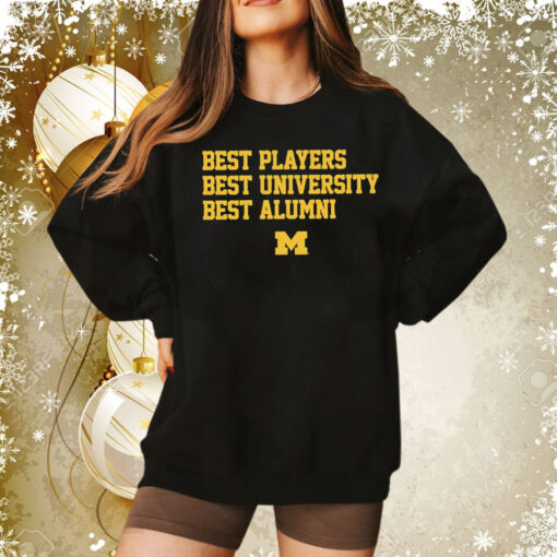 Michigan best players university alumni Tee Shirt