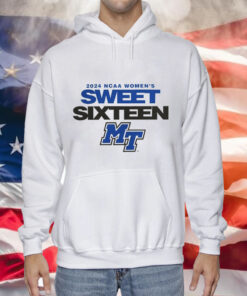 Middle Tennessee Blue Raiders 2024 NCAA Women’s Basketball Sweet 16 Tee Shirt