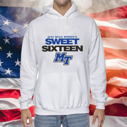 Middle Tennessee Blue Raiders 2024 NCAA Women’s Basketball Sweet 16 Tee Shirt