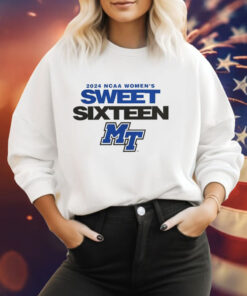 Middle Tennessee Blue Raiders 2024 NCAA Women’s Basketball Sweet 16 Tee Shirt