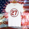 Mike Trout Los Angeles Angels number circle Tee Shirt