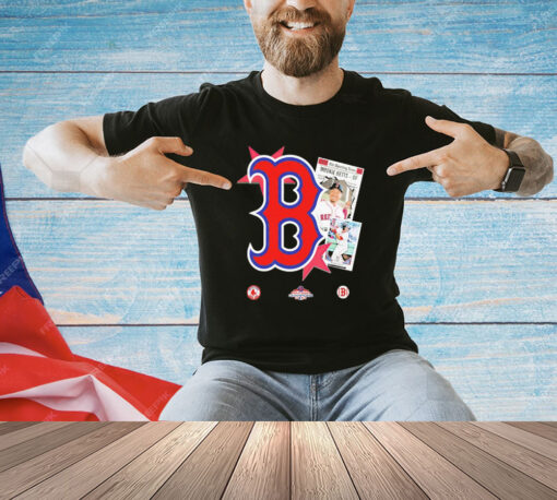 Mookie Betts Boston Red Sox baseball graphic poster Tee Shirt