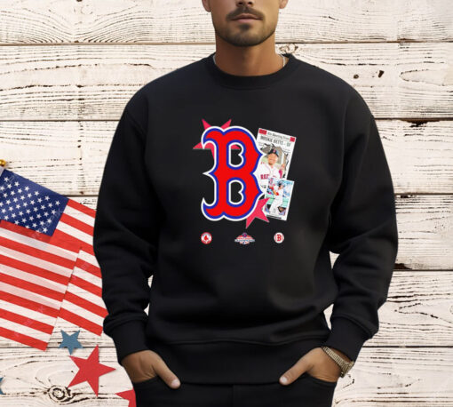 Mookie Betts Boston Red Sox baseball graphic poster Tee Shirt