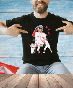 Mookie Betts Boston Red Sox baseball retro Tee Shirt