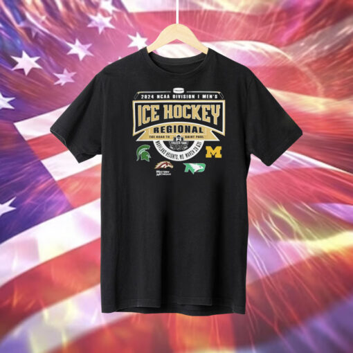 Ncaa Men’s Ice Hockey Regional Maryland Heights Championship 2024 Tee Shirt